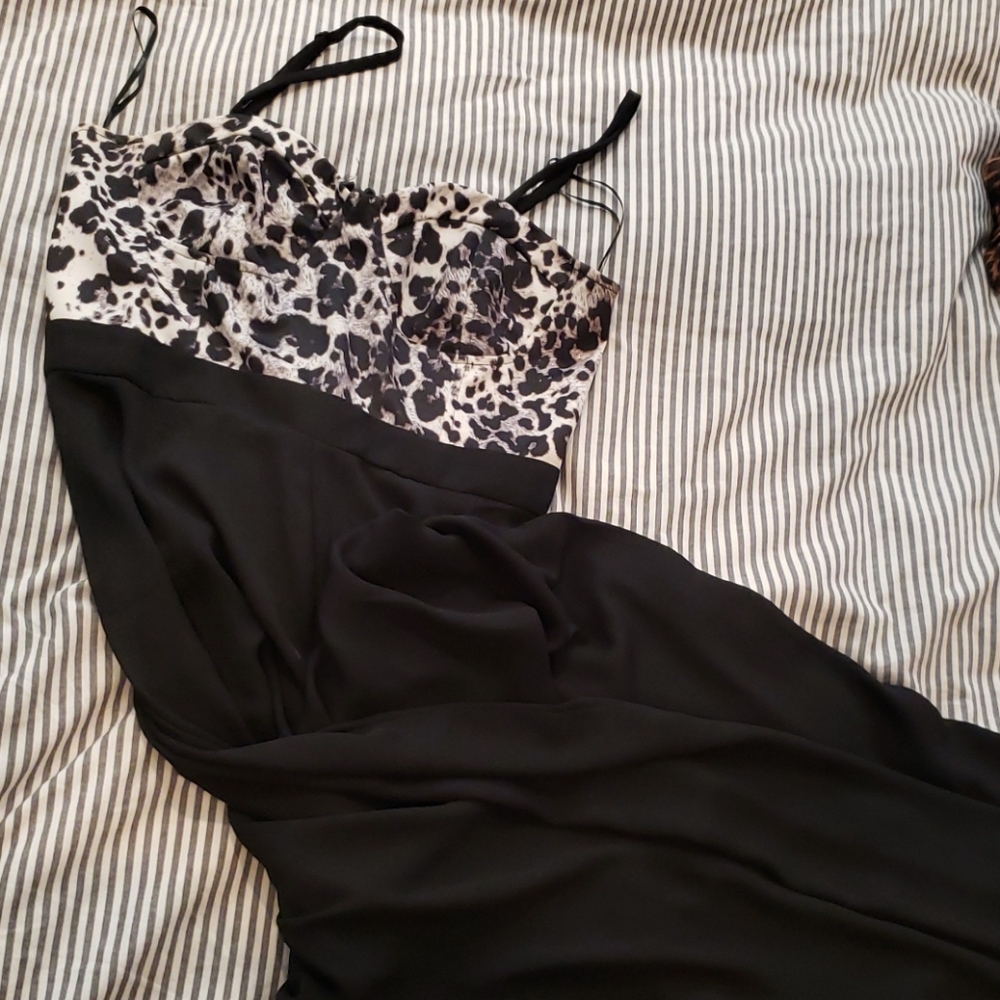 Forever21 leopard print jumpsuit